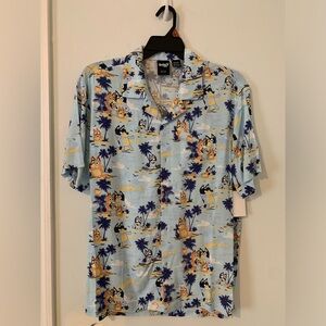 Bluey Tropical Toss Button Up Shirt